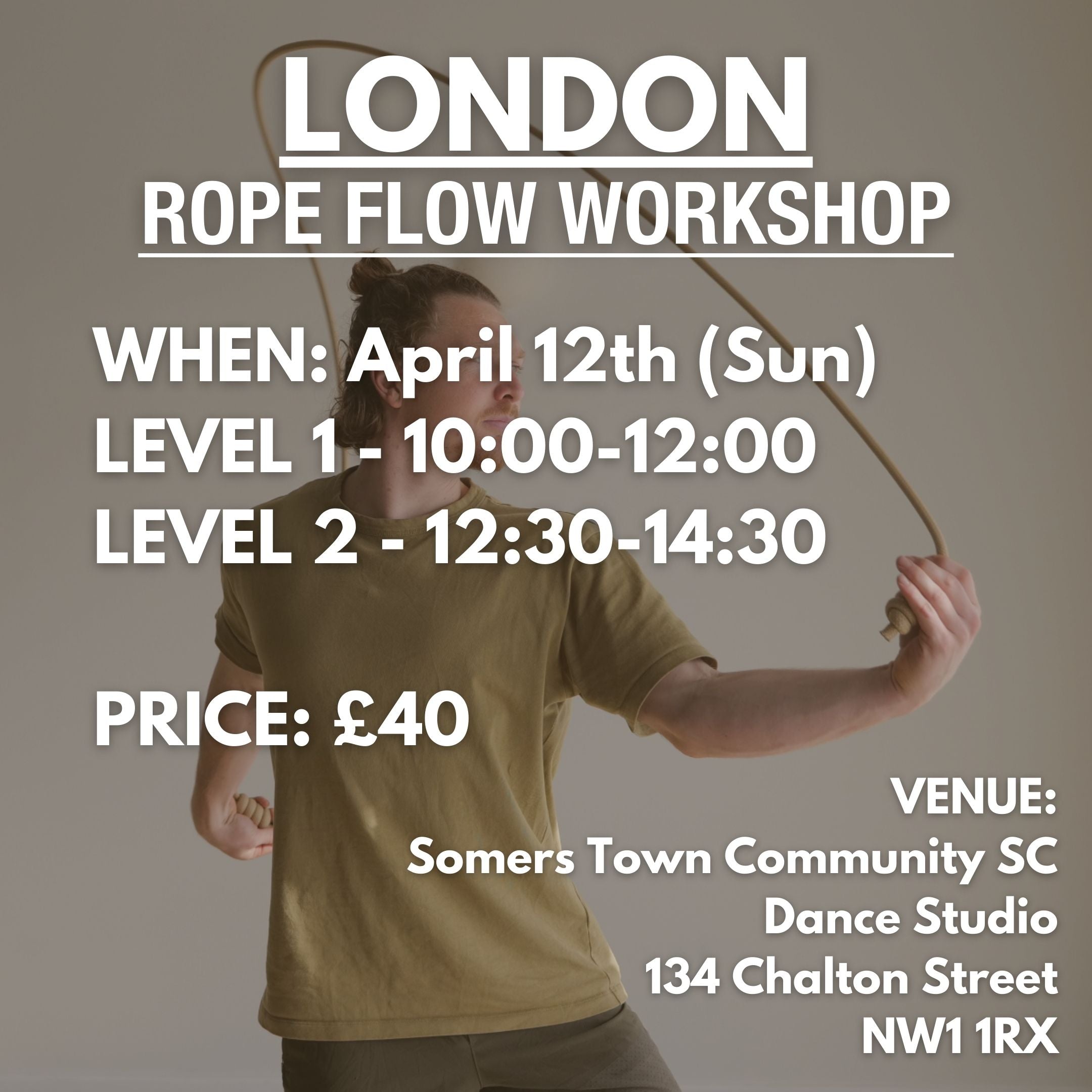 ROPE FLOW WORKSHOP || London – April 12th 2026