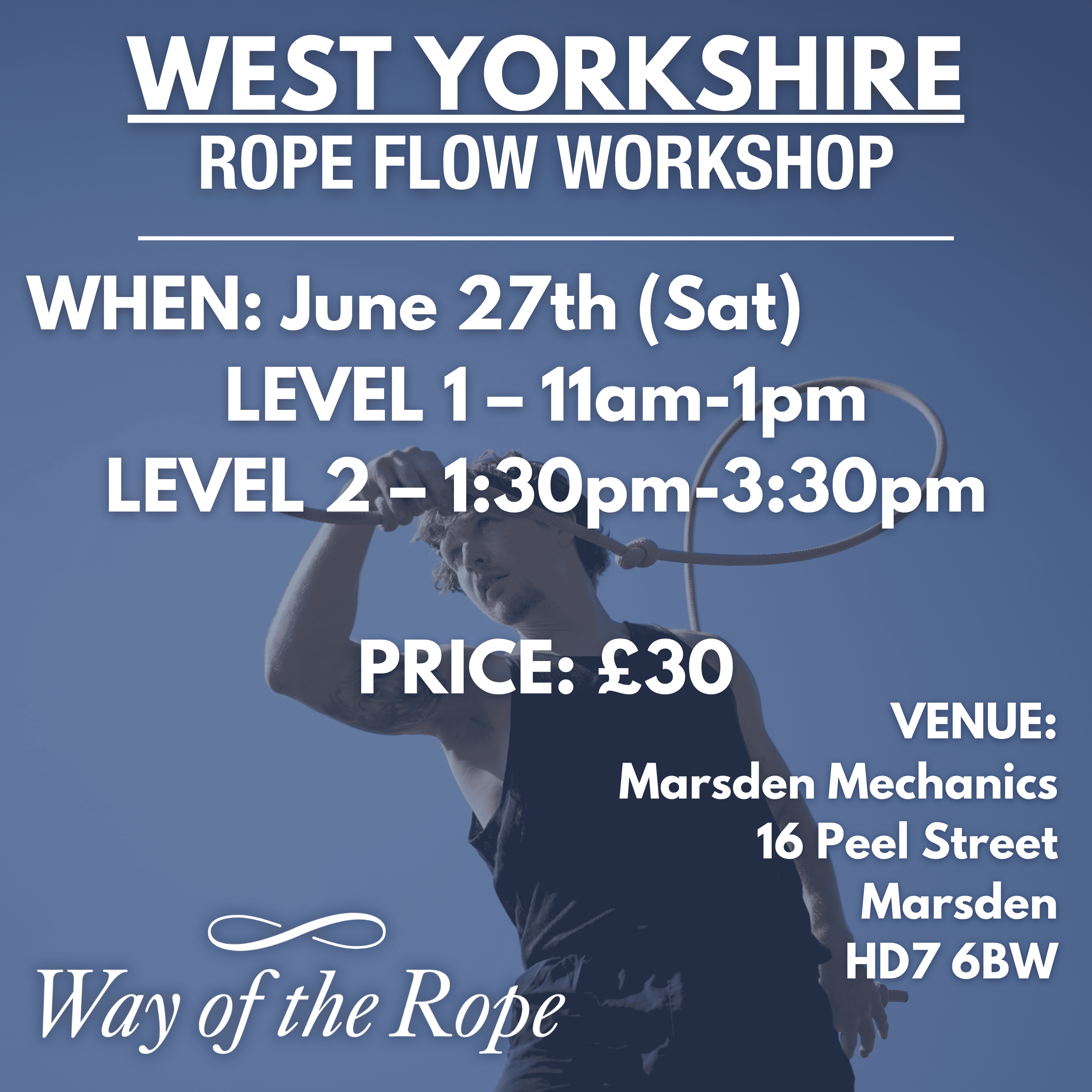 ROPE FLOW WORKSHOP || Yorkshire – JUNE 27th 2026