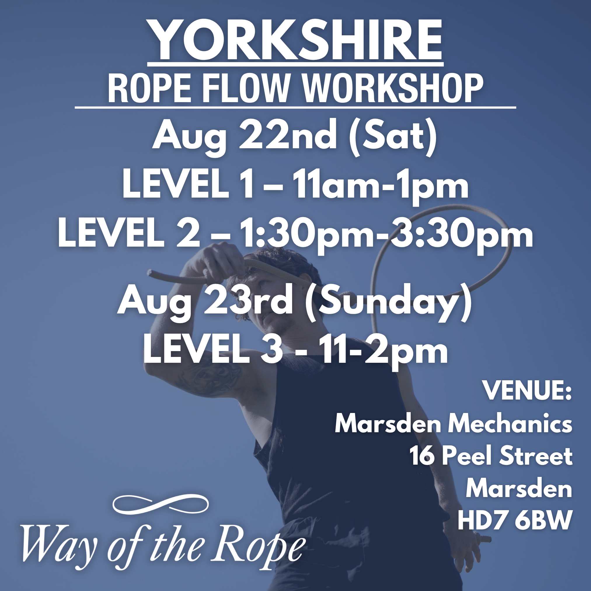 ROPE FLOW WORKSHOP || Yorkshire – Aug 22nd & 23rd 2026
